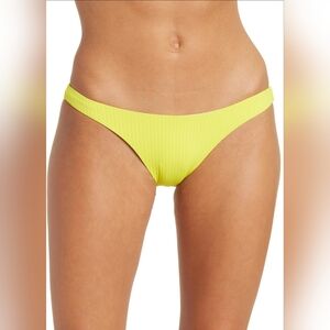 VYB Eye Candy Scoop Bikini Bottoms, yellow, Size Medium